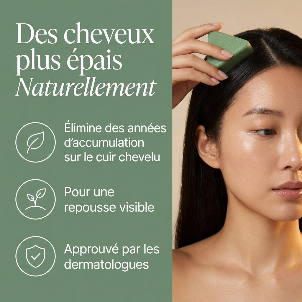 Savon coréen pour revitaliser le cuir chevelu