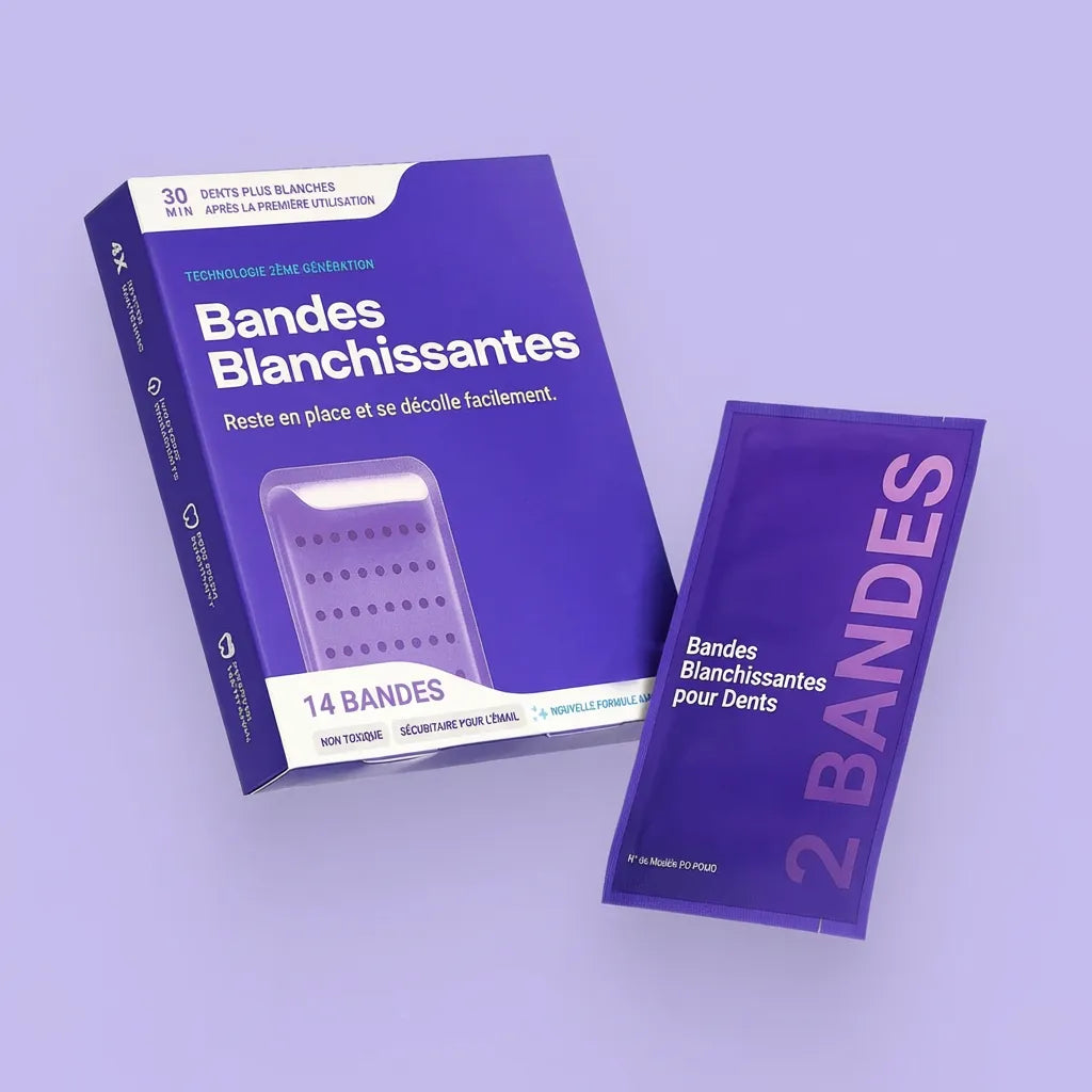 GOMONI | Bandes Blanchissantes Violettes Pour Les Dents