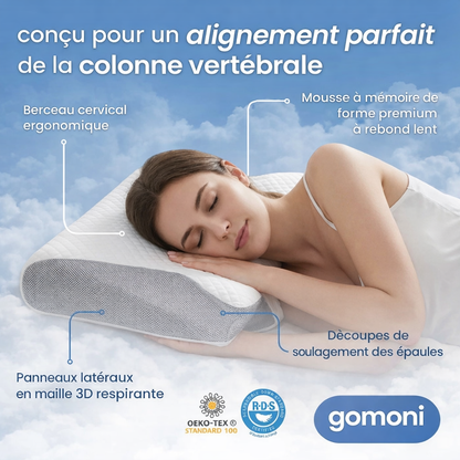 Oreiller Ergonomique - Gomoni™