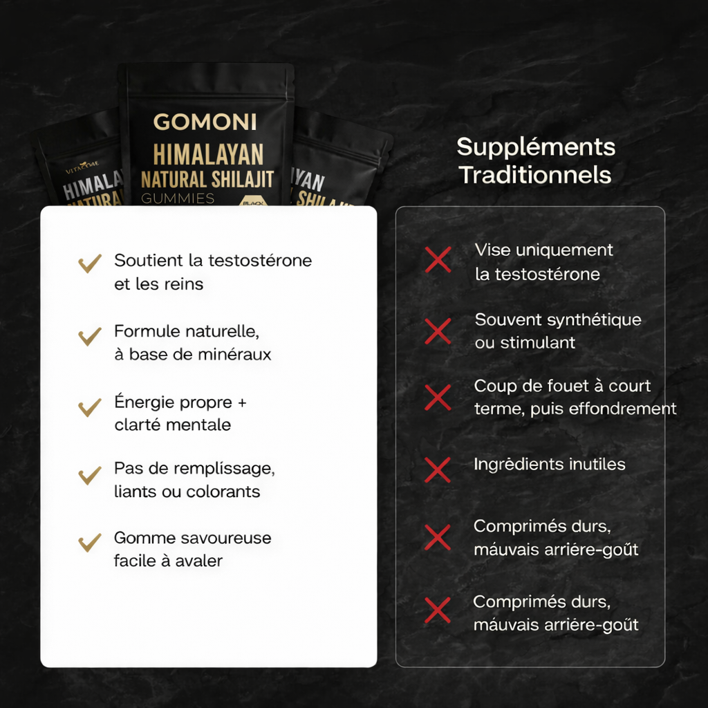 Gummies au Shilajit -GOMONI